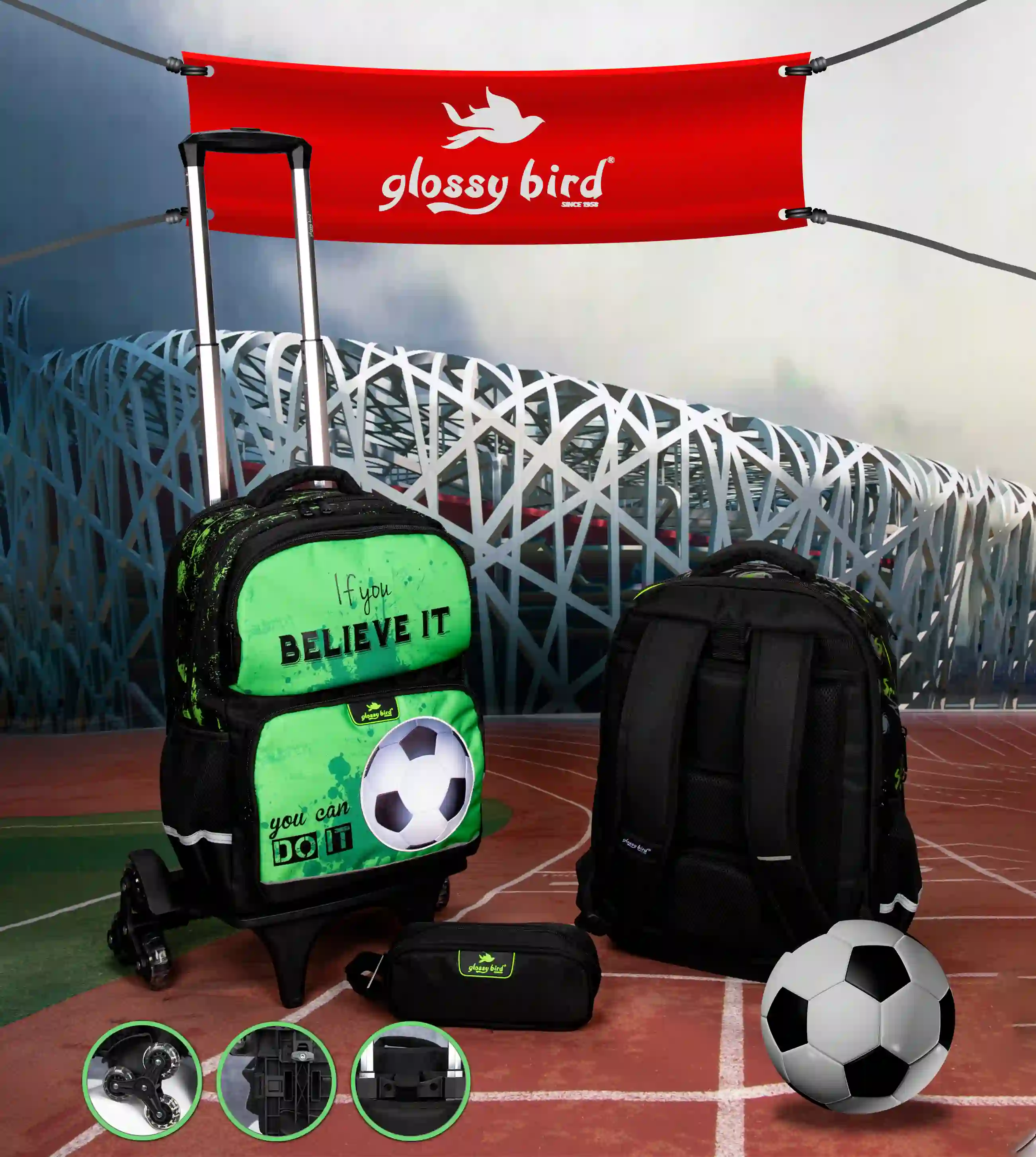 حقيبة مدرسية جر GB2672T